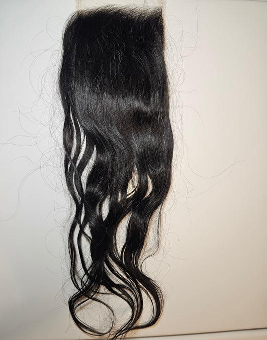 Raw Indian Straight Closure (HD)