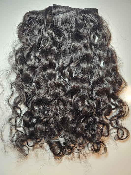 Raw Indian Curly Clip-ins